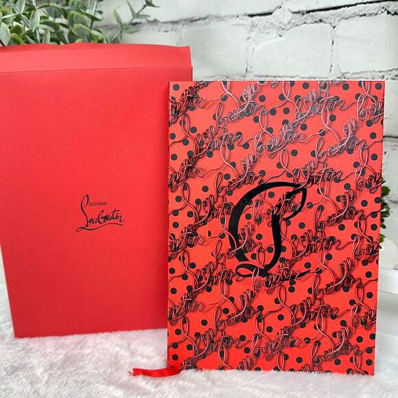 Christian Louboutin notebook NEW NEVERUSED BEAUTIFUL - Picture 1 of 7